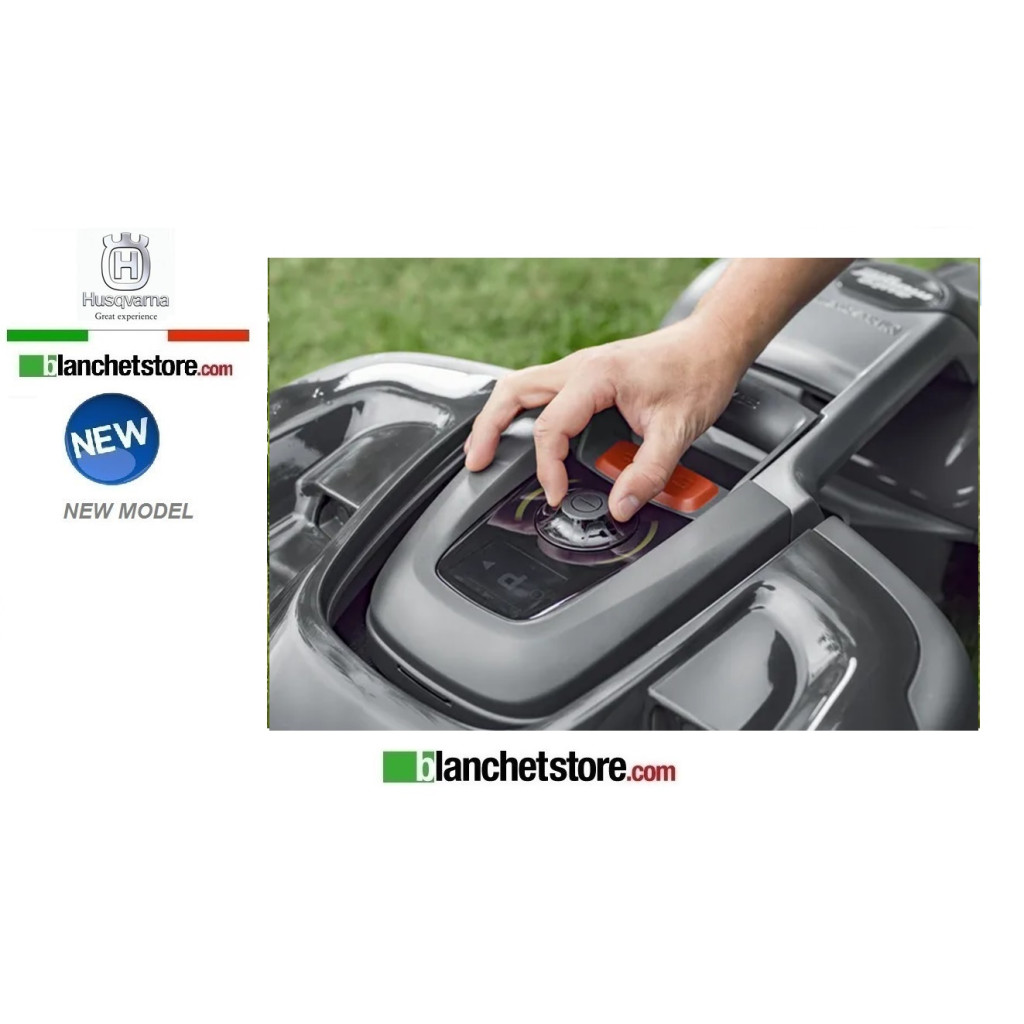Robot tagliaerba Husqvarna Automower 310E- Nera completo di kit Husqvarna Epos E + Stazione riferimento RS1 Robot tagliaerba Husqvarna Automower 310E- Nera completo di kit Husqvarna Epos E + Stazione riferimento RS1