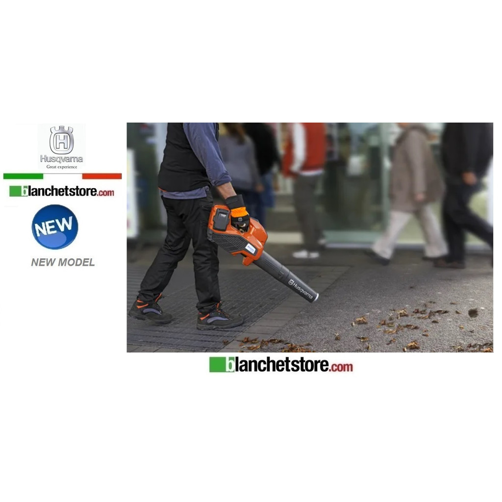 Soffiatore a batteria Husqvarna 120iB-Kit batteria BLi20 36V 4Ah + Caricatore QC80 9679761‑02 Soffiatore a batteria Husqvarna 120iB-Kit batteria BLi20 36V 4Ah + Caricatore QC80 9679761‑02