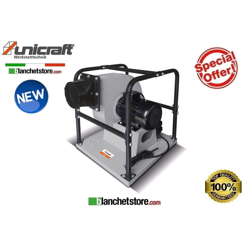 VENTILATORE CENTRIFUGO DI ESTRAZIONE UNICRAFT RV300 1914Mc/Min 220VOLT 6264300 VENTILATORE CENTRIFUGO DI ESTRAZIONE UNICRAFT RV300 1914Mc/Min 220VOLT 6264300