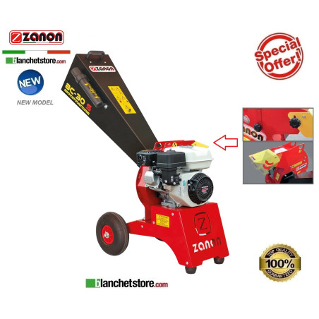 Biotrituratore Biocippatore a scoppio Zanon BC 30-S Motore Honda GP 200 6.5HP 1002876