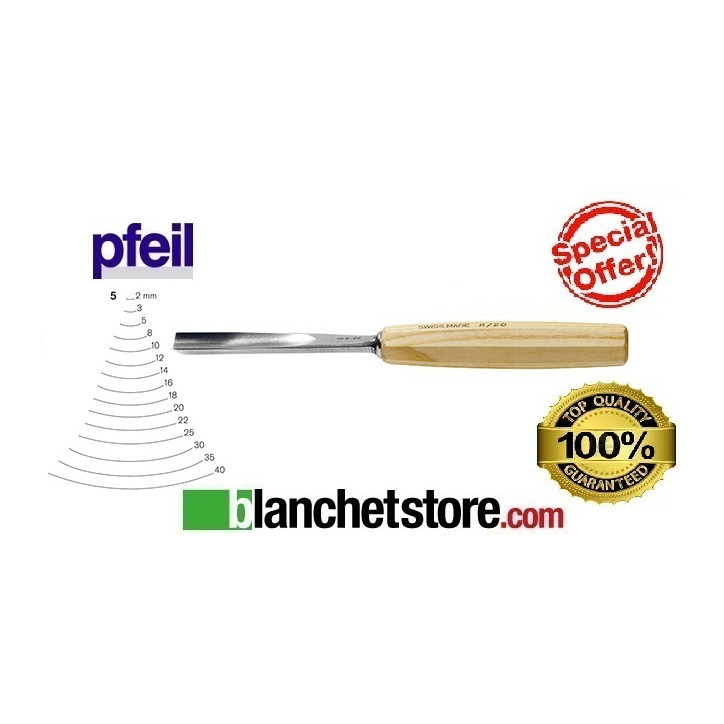 Carving chisels pfeil Fig 5 -16 mm Carving chisels pfeil Fig 5 -16 mm