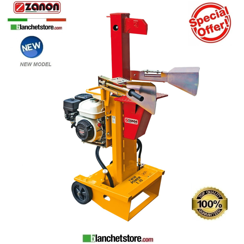 Fendeuse a bois thermique Zanon SLS-10 Moteur Honda GP200 10Ton 6.5HP plan de travail mobile 1002389 Fendeuse a bois thermique Zanon SLS-10 Moteur Honda GP200 10Ton 6.5HP plan de travail mobile 1002389