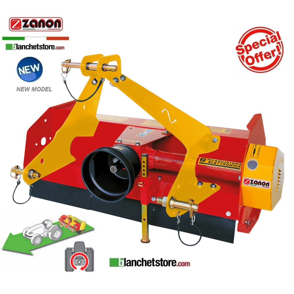 ZANON TSM 900 T FIXED FLAIL CRUSHER FOR TRACTOR 12-18HP 92 CM WITH STRAIGHT CUTTER - ROTARY RIGHT 1002260 ZANON TSM 900 T FIXED FLAIL CRUSHER FOR TRACTOR 12-18HP 92 CM WITH STRAIGHT CUTTER - ROTARY RIGHT 1002260