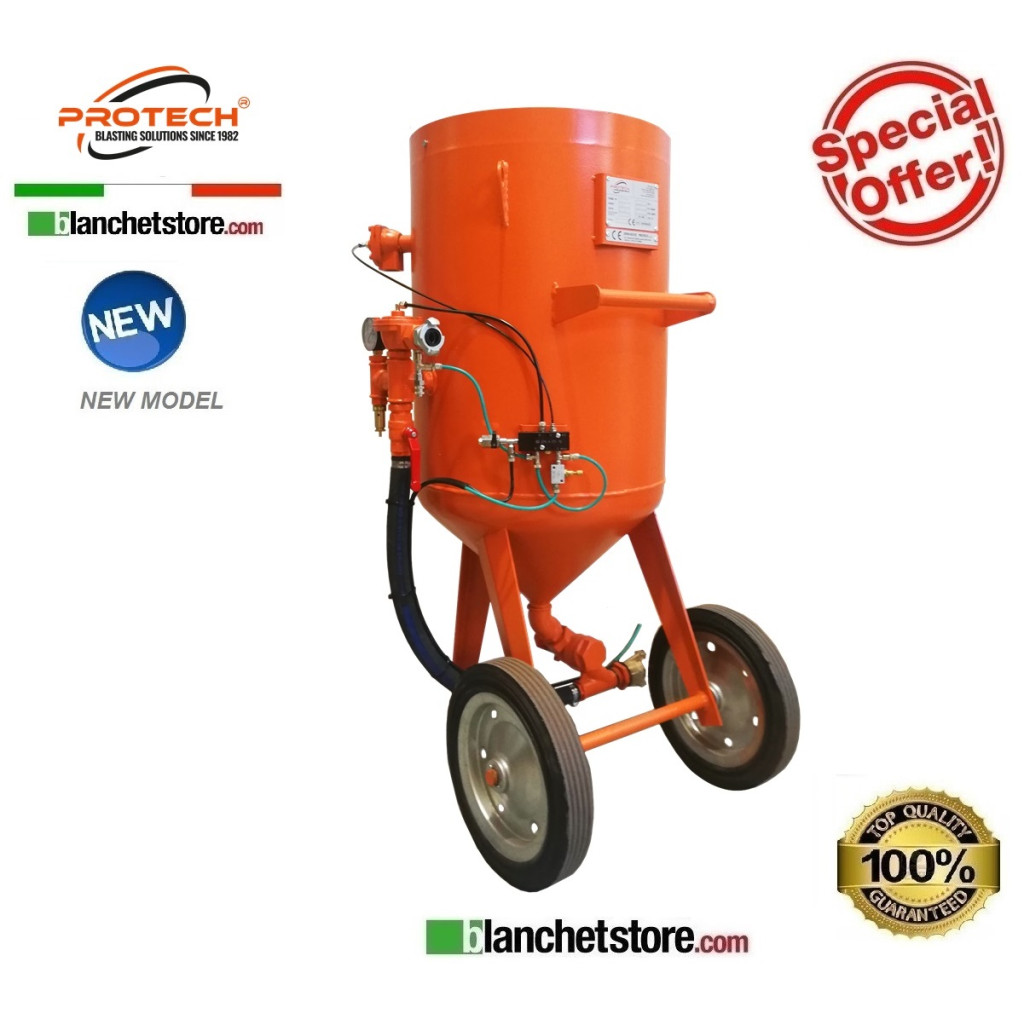 SABBIATRICE PROTECH CON COMANDO A DISTANZA MOD.SCX24 CAPACITA' 24LT PRESSIONE 8.4BAR 40502400 SABBIATRICE PROTECH CON COMANDO A DISTANZA MOD.SCX24 CAPACITA' 24LT PRESSIONE 8.4BAR 40502400