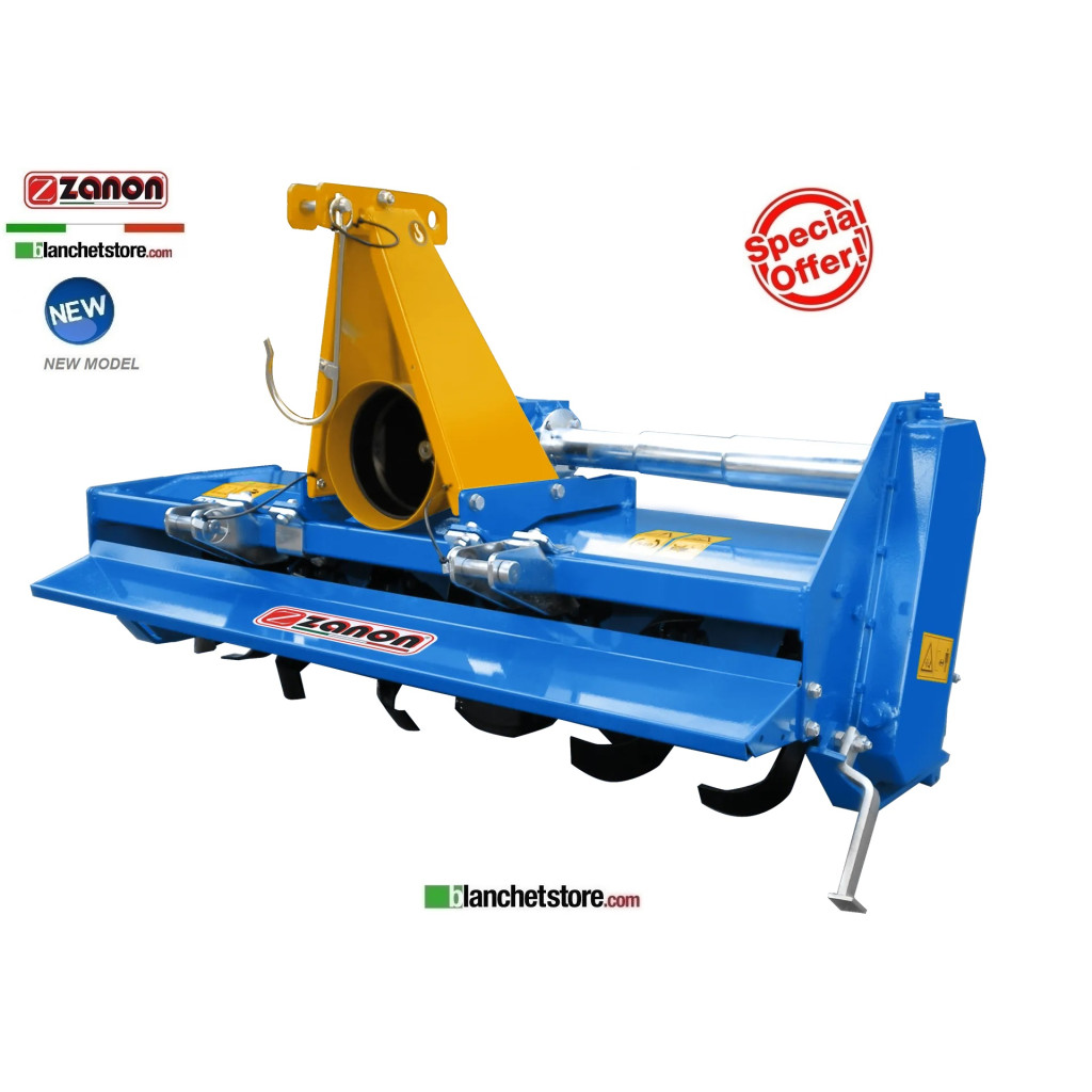 ZANON FZE 145 STANDARD ROTARY TILLER FOR TRACTOR 15-40HP CM 140 - RIGHT ROTATION 1003721 ZANON FZE 145 STANDARD ROTARY TILLER FOR TRACTOR 15-40HP CM 140 - RIGHT ROTATION 1003721