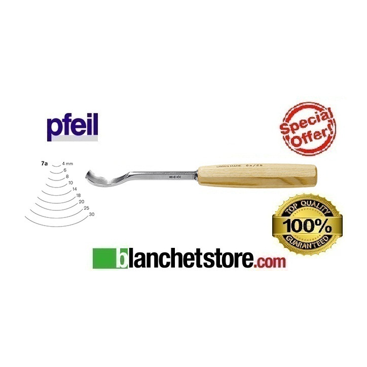 Carving chisels pfeil Fig 7A - 6 mm Carving chisels pfeil Fig 7A - 6 mm