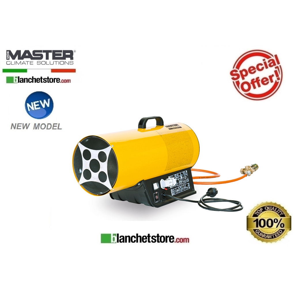 Generatore aria calda a gas Master BLP 33ET 18-33 Kw 1000Mc/h Generatore aria calda a gas Master BLP 33ET 18-33 Kw 1000Mc/h