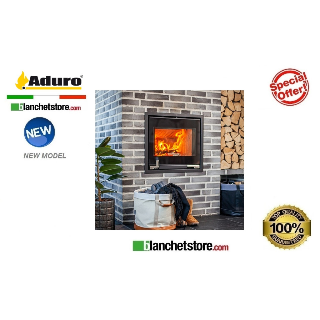 Wood insert Mod. Aduro 5.1 black steel 7 KW Wood insert Mod. Aduro 5.1 black steel 7 KW