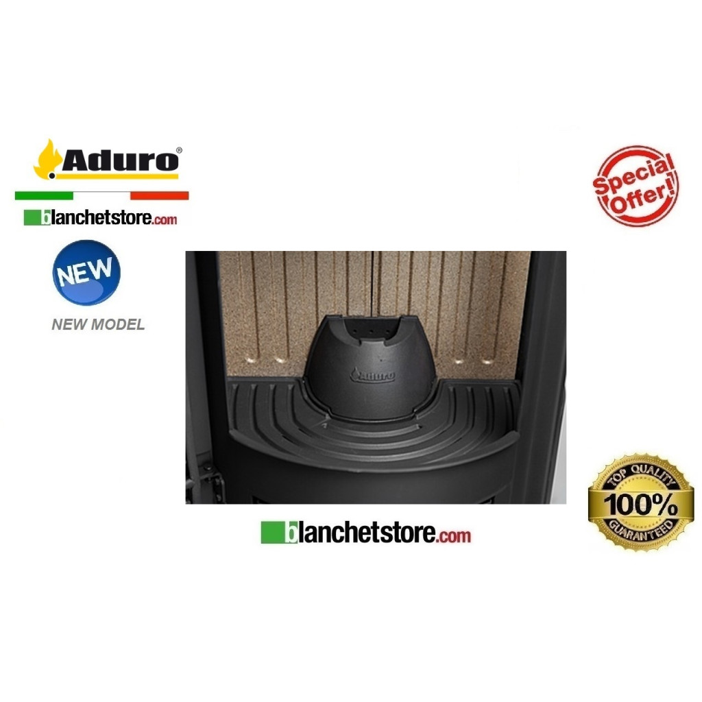 Poêle à pellets Mod. Aduro P5 Acier Noir Satiné - 6,8 kW Poêle à pellets Mod. Aduro P5 Acier Noir Satiné - 6,8 kW