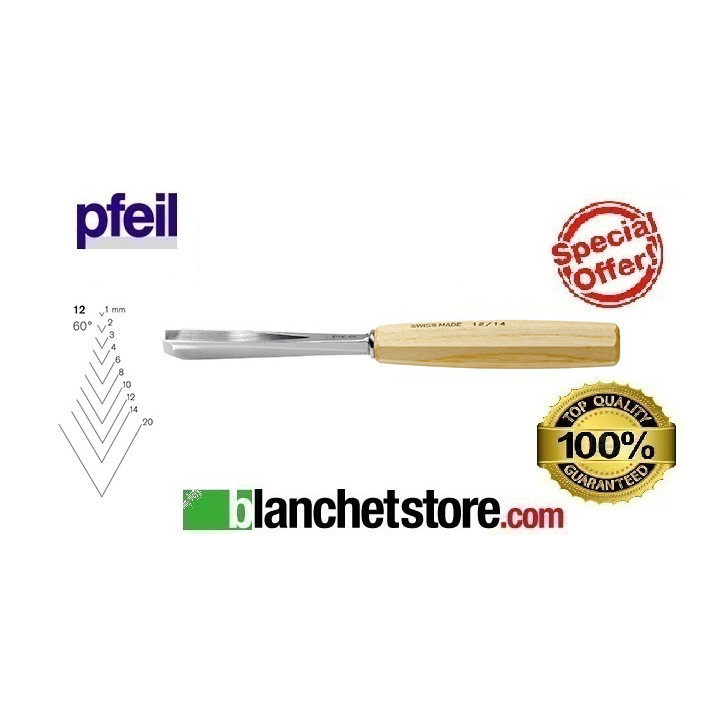 Carving chisels pfeil Fig 12 - 3 mm Carving chisels pfeil Fig 12 - 3 mm