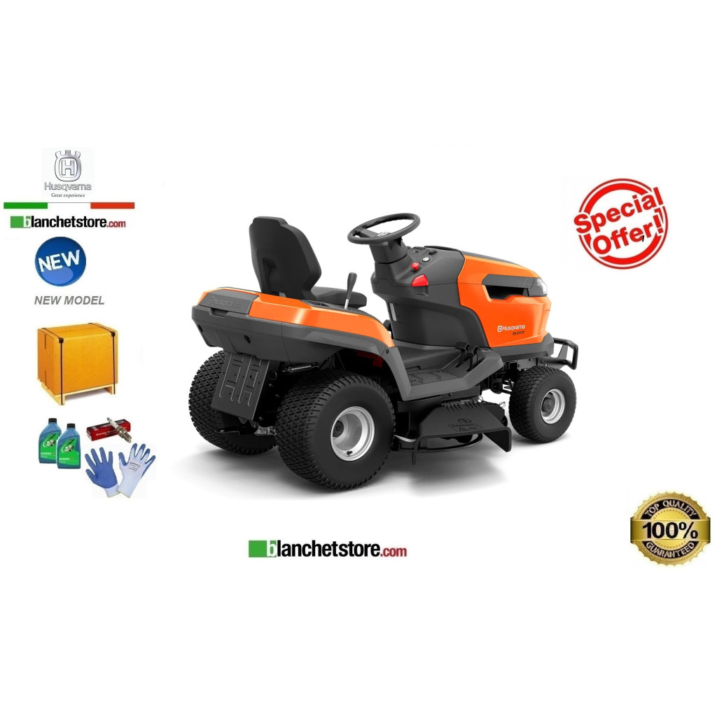 Tracteur à pelouse Husqvarna TS217T éjection latérale Coupe 108 Hydrostatique Tracteur à pelouse Husqvarna TS217T éjection latérale Coupe 108 Hydrostatique