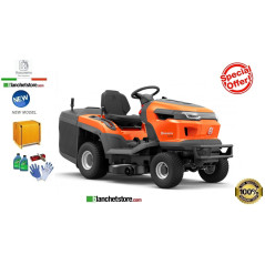Tracteur a pelouse Husqvarna TC 215T Sac de ramassage, coupe 95, hydrostatique