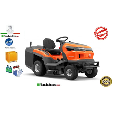 Tracteur a pelouse Husqvarna TC 215T Sac de ramassage, coupe 95, hydrostatique