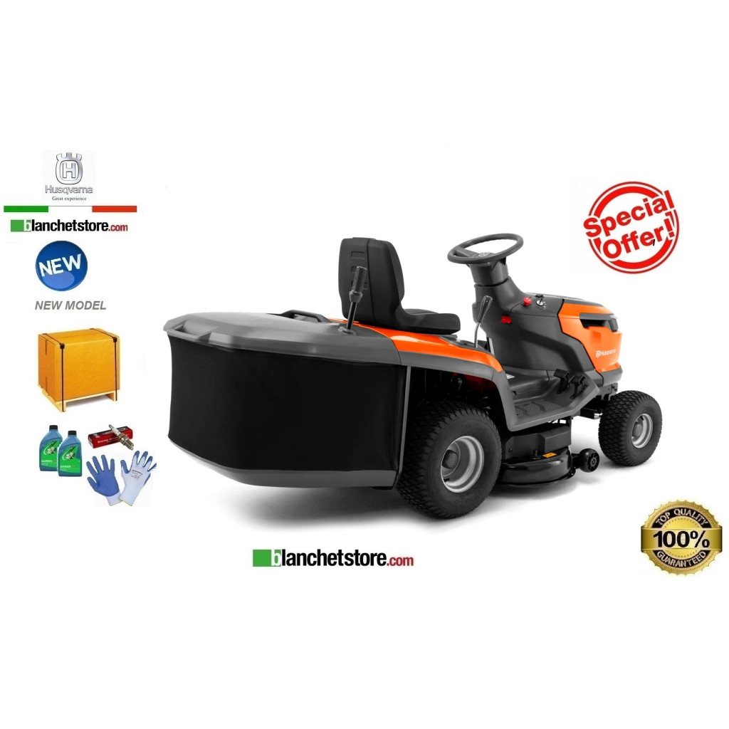 Husqvarna TC 220T lawn tractor Collection bag 107 cut hydrostatic Husqvarna TC 220T lawn tractor Collection bag 107 cut hydrostatic