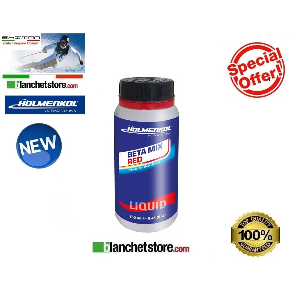 Sciolina liquida Holmenkol Betamix Red 250 ML 24033 Sciolina liquida Holmenkol Betamix Red 250 ML 24033