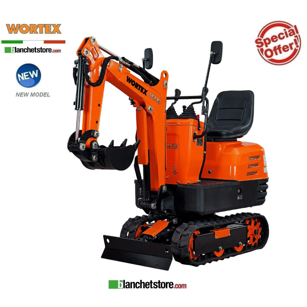 Wortex Raptor 600 mini excavator Wortex Raptor 600 mini excavator