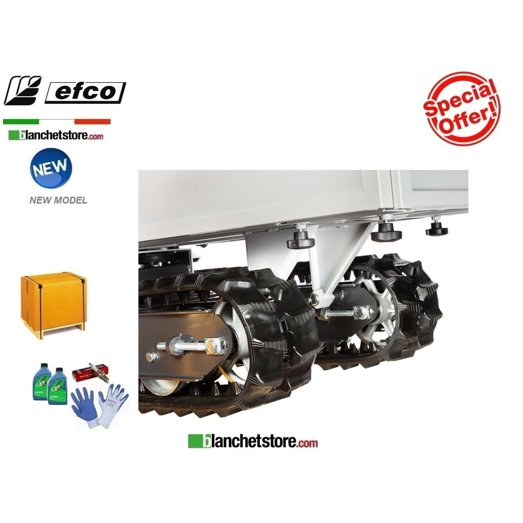 Efco TN 5600 tracked wheelbarrow with extendable sides Capacity 550Kg Engine Emak K800 H Efco TN 5600 tracked wheelbarrow with extendable sides Capacity 550Kg Engine Emak K800 H