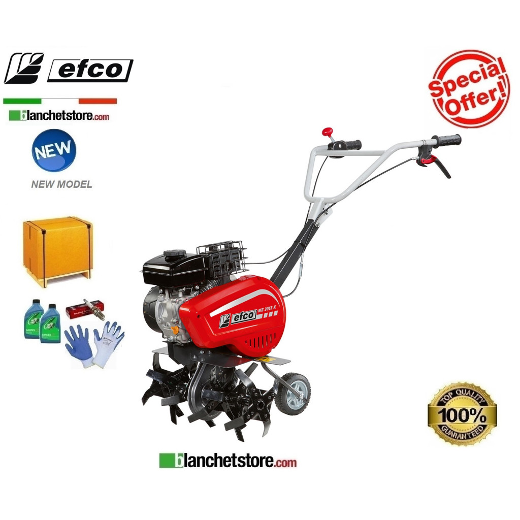 Motobineuse Efco MZ 2055 K complète de fraise 46cm moteur Emak K300 H OHV 80cc Motobineuse Efco MZ 2055 K complète de fraise 46cm moteur Emak K300 H OHV 80cc