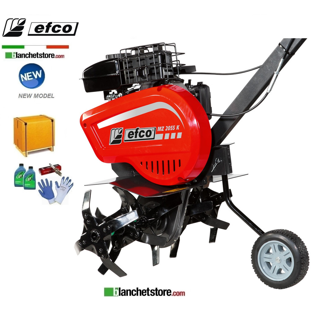 Motobineuse Efco MZ 2055 K complète de fraise 46cm moteur Emak K300 H OHV 80cc Motobineuse Efco MZ 2055 K complète de fraise 46cm moteur Emak K300 H OHV 80cc