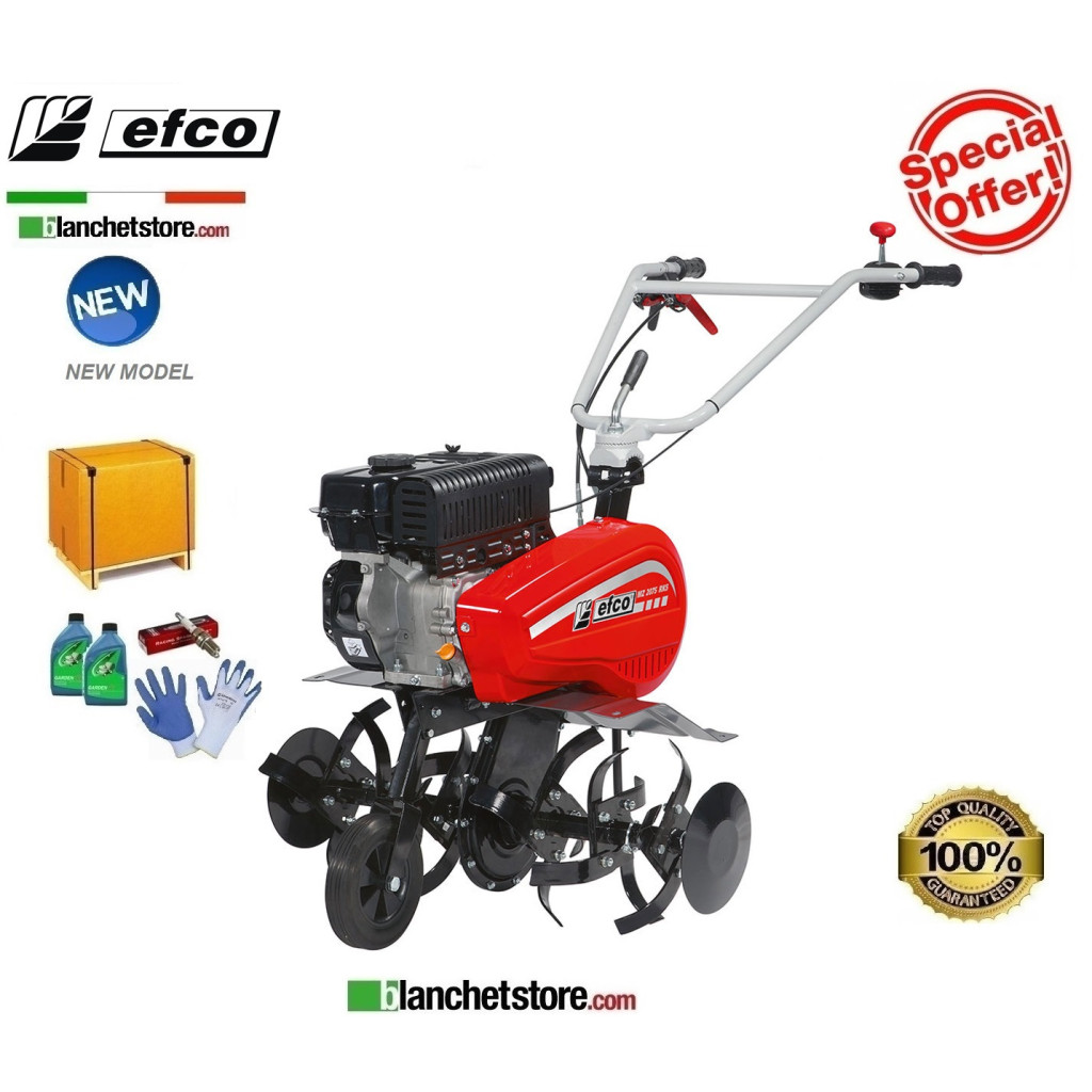 Motozappa Efco MZ 2075 RKS completa di fresa 82cm Motore Emak K800 HT OHV 182cc Motozappa Efco MZ 2075 RKS completa di fresa 82cm Motore Emak K800 HT OHV 182cc