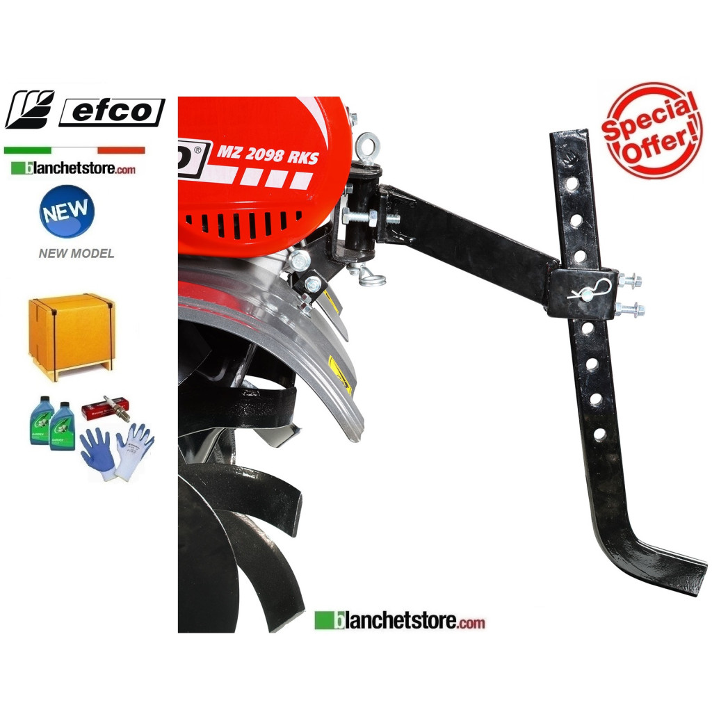 Motozappa Efco MZ 2098 RKS completa di fresa 85cm Motore Emak K800 HC OHV 182cc Motozappa Efco MZ 2098 RKS completa di fresa 85cm Motore Emak K800 HC OHV 182cc