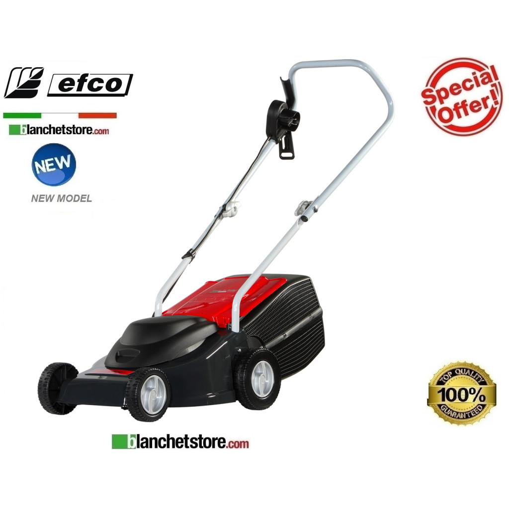 Rasaerba elettrico Efco PR 35 S Motore elettrico 220Volt - 1100Watt Taglio 35 cm Sacco Lt. 25