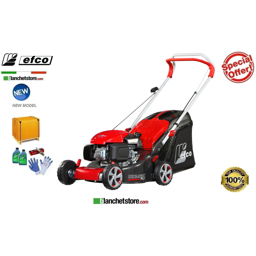 Rasaerba a scoppio Efco LR 44 PK Comfort Plus Motore Emak K 605 OHV Taglio 41 cm Sacco Lt. 70 Rasaerba a scoppio Efco LR 44 PK Comfort Plus Motore Emak K 605 OHV Taglio 41 cm Sacco Lt. 70