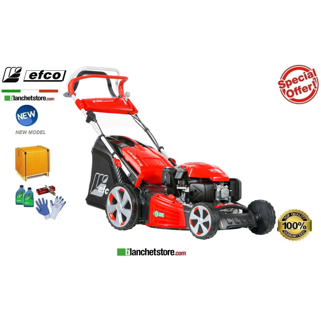 Rasaerba a scoppio Efco LR 48 TKE Allroad Plus 4 Motore Emak K 655i OHV Taglio 46 cm Sacco Lt. 70 Rasaerba a scoppio Efco LR 48 TKE Allroad Plus 4 Motore Emak K 655i OHV Taglio 46 cm Sacco Lt. 70