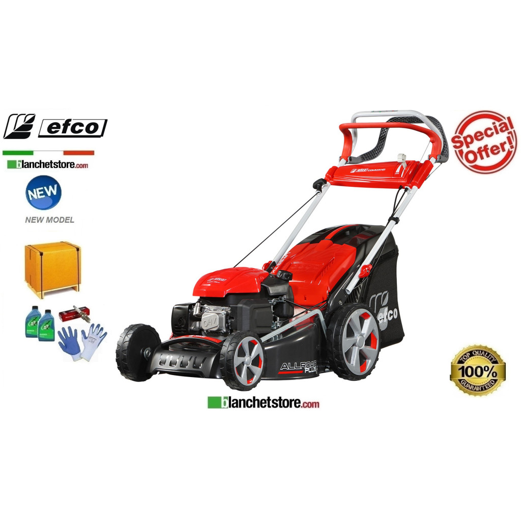 Tondeuse à gazon Thermique Efco LR 53 TK Allroad Plus 4 Moteur Emak K 805 OHV Largeur de coupe 51 cm Sac Lt. 70 Tondeuse à gazon Thermique Efco LR 53 TK Allroad Plus 4 Moteur Emak K 805 OHV Largeur de coupe 51 cm Sac Lt. 70