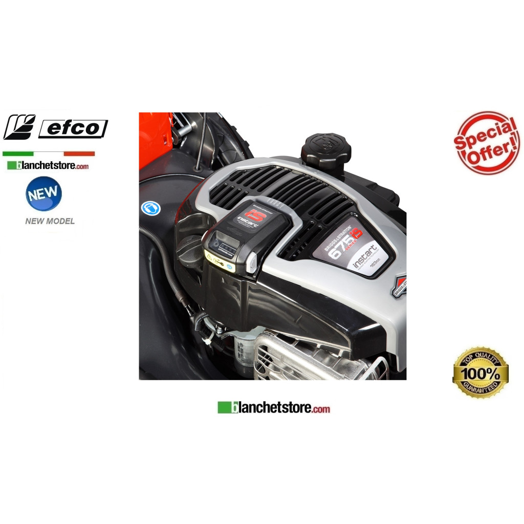 Rasaerba a scoppio Efco LR 53 TBXE Allroad Plus 4 Motore Brigge & Stratton 675iS OHV Taglio 51 cm Sacco Lt. 70 Rasaerba a scoppio Efco LR 53 TBXE Allroad Plus 4 Motore Brigge & Stratton 675iS OHV Taglio 51 cm Sacco Lt. 70