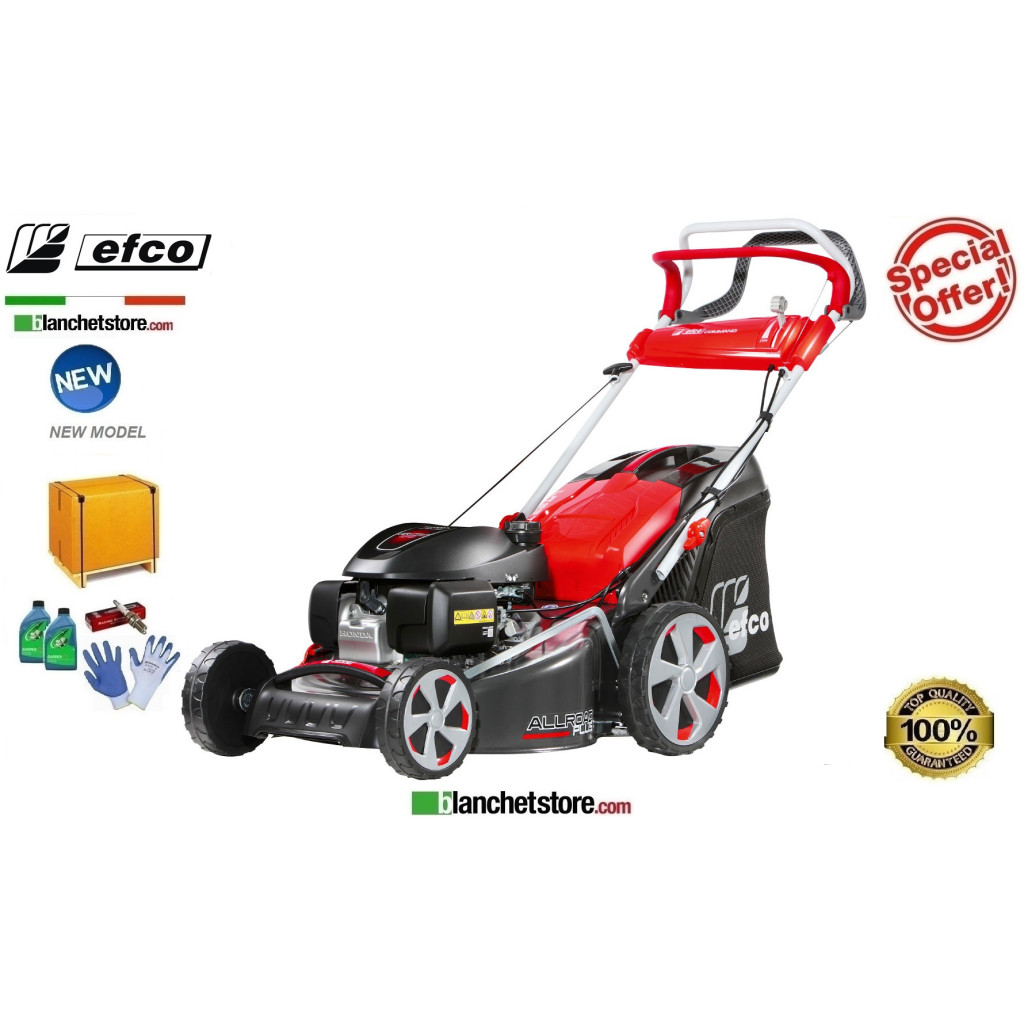 Lawn mower Efco LR 53 THX Allroad Plus 4 Engine Honda GCVx170 OHV Cutting width 51cm -With collection bin 70Lt Lawn mower Efco LR 53 THX Allroad Plus 4 Engine Honda GCVx170 OHV Cutting width 51cm -With collection bin 70Lt