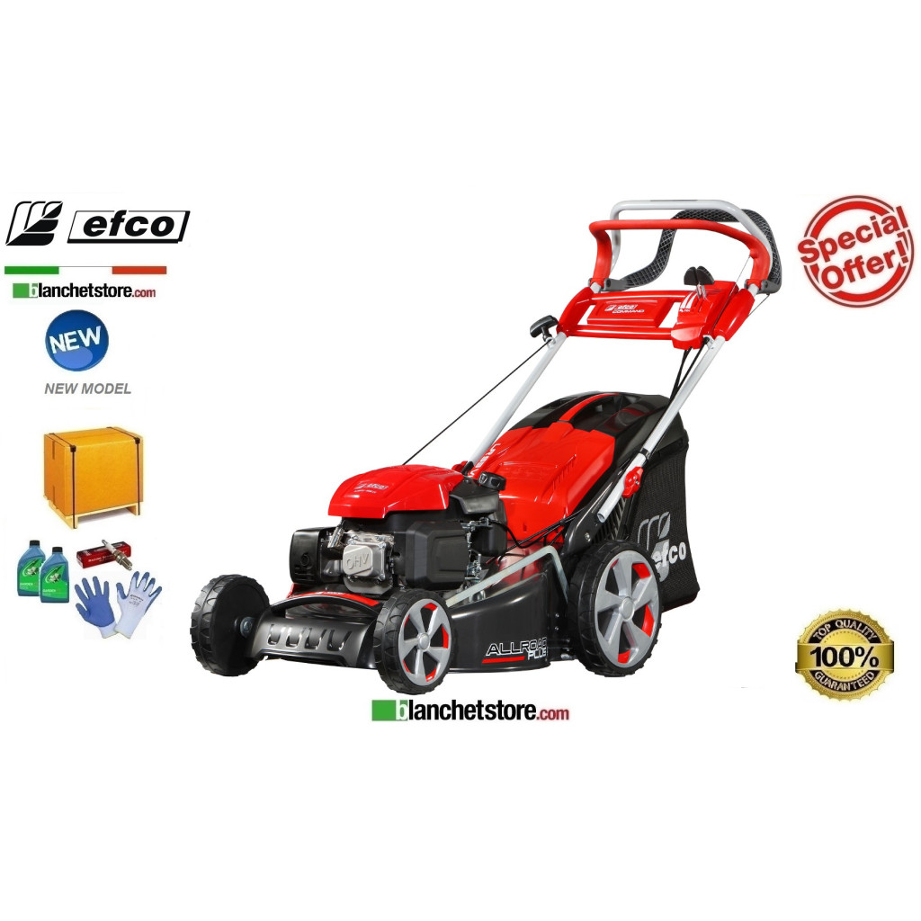 Rasaerba a scoppio Efco LR 53 VK Allroad Plus 4 Motore Emak K 805 OHV Taglio 51 cm Sacco Lt. 70 Rasaerba a scoppio Efco LR 53 VK Allroad Plus 4 Motore Emak K 805 OHV Taglio 51 cm Sacco Lt. 70