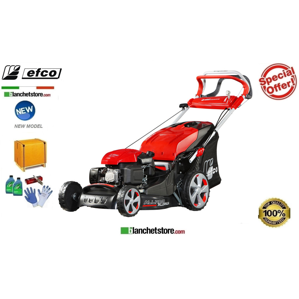 Lawn mower Efco AR 48 TK Allroad Alluminium Engine Emak K 655 OHV Cutting width 46cm -With collection bin 80Lt Lawn mower Efco AR 48 TK Allroad Alluminium Engine Emak K 655 OHV Cutting width 46cm -With collection bin 80Lt