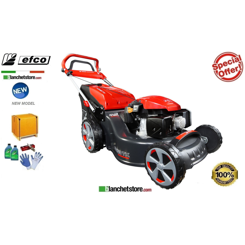 Rasaerba a scoppio Efco AR 53 TK Allroad Alluminium Motore Emak K 805 OHV Taglio 51 cm Sacco Lt. 80 Rasaerba a scoppio Efco AR 53 TK Allroad Alluminium Motore Emak K 805 OHV Taglio 51 cm Sacco Lt. 80