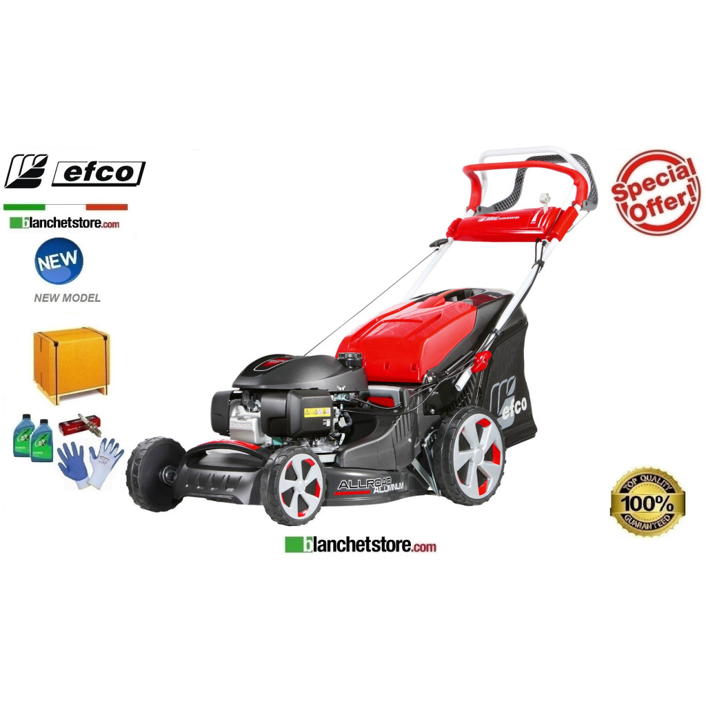 Rasaerba a scoppio Efco AR 53 THX Allroad Alluminium Motore Honda GCVx170 OHV Taglio 51 cm Sacco Lt. 80 Rasaerba a scoppio Efco AR 53 THX Allroad Alluminium Motore Honda GCVx170 OHV Taglio 51 cm Sacco Lt. 80