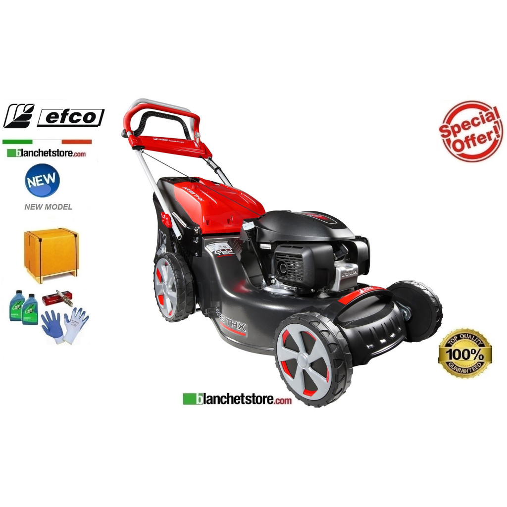 Lawn mower Efco AR 53 THX Allroad Alluminium Engine Honda GCVx170 OHV Cutting width 51cm -With collection bin 80Lt Lawn mower Efco AR 53 THX Allroad Alluminium Engine Honda GCVx170 OHV Cutting width 51cm -With collection bin 80Lt