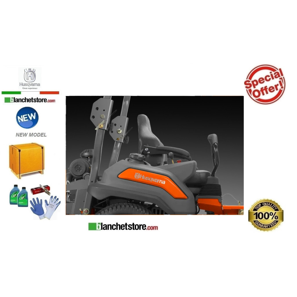Trattorino Husqvarna Zero-Turn Z488 Motore Bicilindrico Kawasaki FR691V piatto 122 24HP Trattorino Husqvarna Zero-Turn Z488 Motore Bicilindrico Kawasaki FR691V piatto 122 24HP