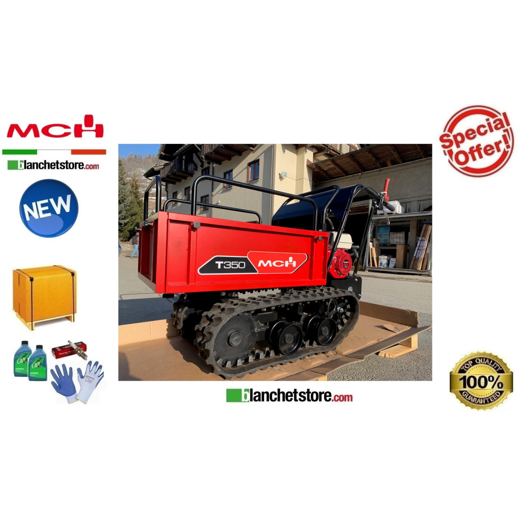 WHEELBARROW MINI TRANSPORTER MCH T350 Honda GX160 350 KG Manual Tipping WHEELBARROW MINI TRANSPORTER MCH T350 Honda GX160 350 KG Manual Tipping