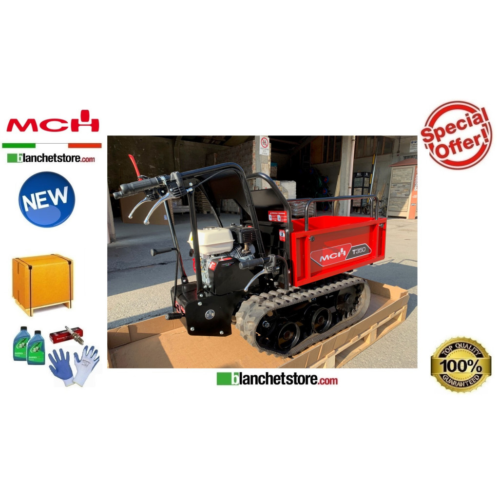 WHEELBARROW MINI TRANSPORTER MCH T350 Honda GX160 350 KG Manual Tipping WHEELBARROW MINI TRANSPORTER MCH T350 Honda GX160 350 KG Manual Tipping