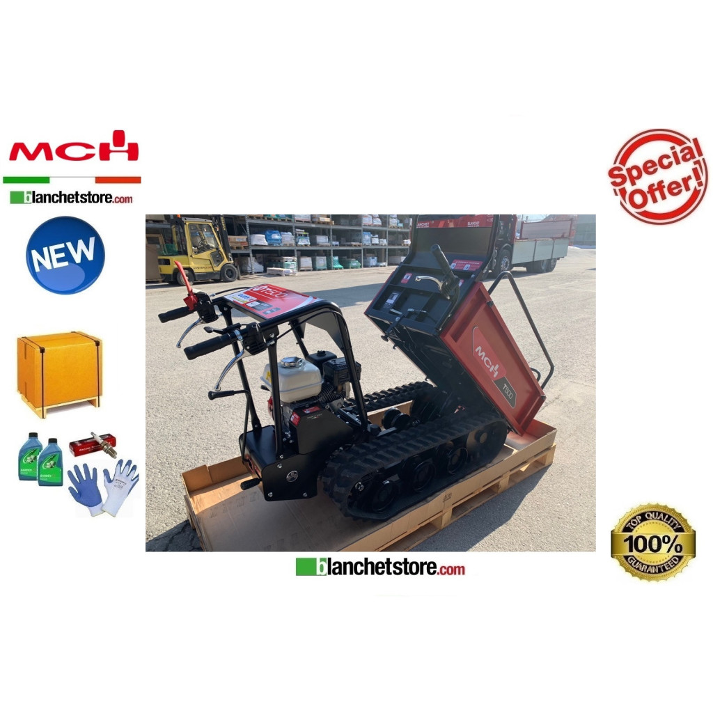 WHEELBARROW MINI TRANSPORTER MCH T500H Honda GX200 500 KG Manual Tipping Manual Start WHEELBARROW MINI TRANSPORTER MCH T500H Honda GX200 500 KG Manual Tipping Manual Start