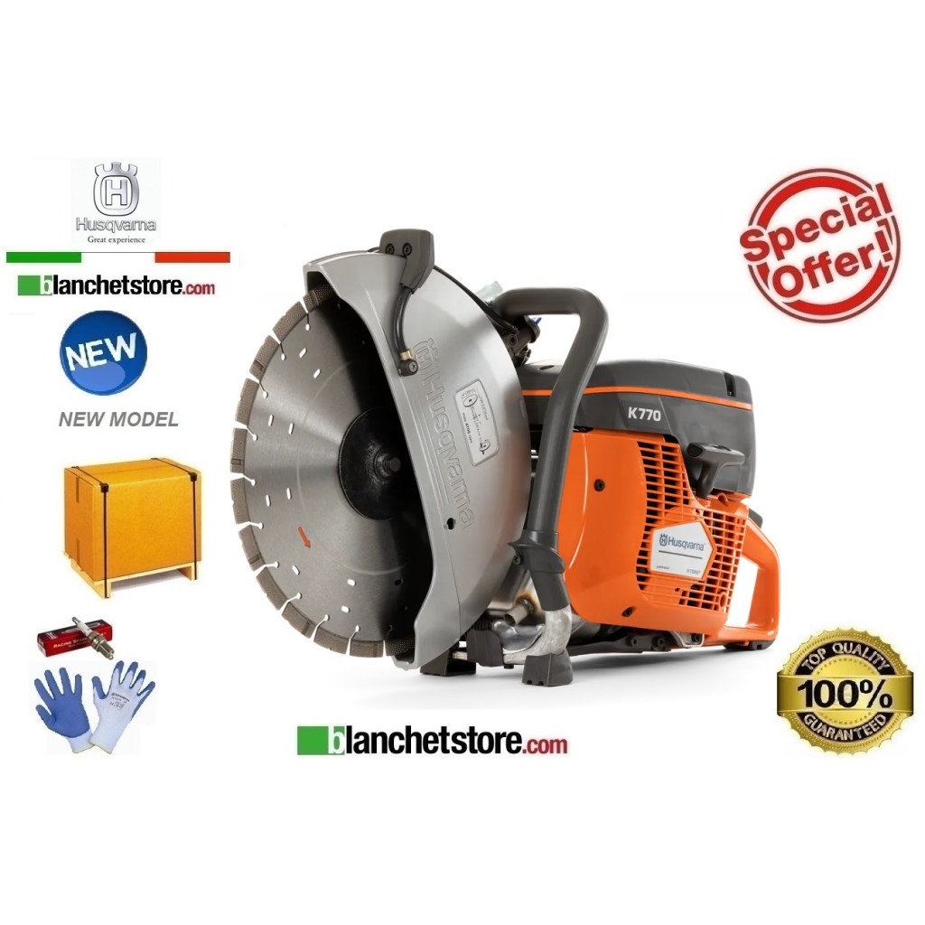 Mototroncatrice Husqvarna K770/14 Completa di disco D.350 967348101