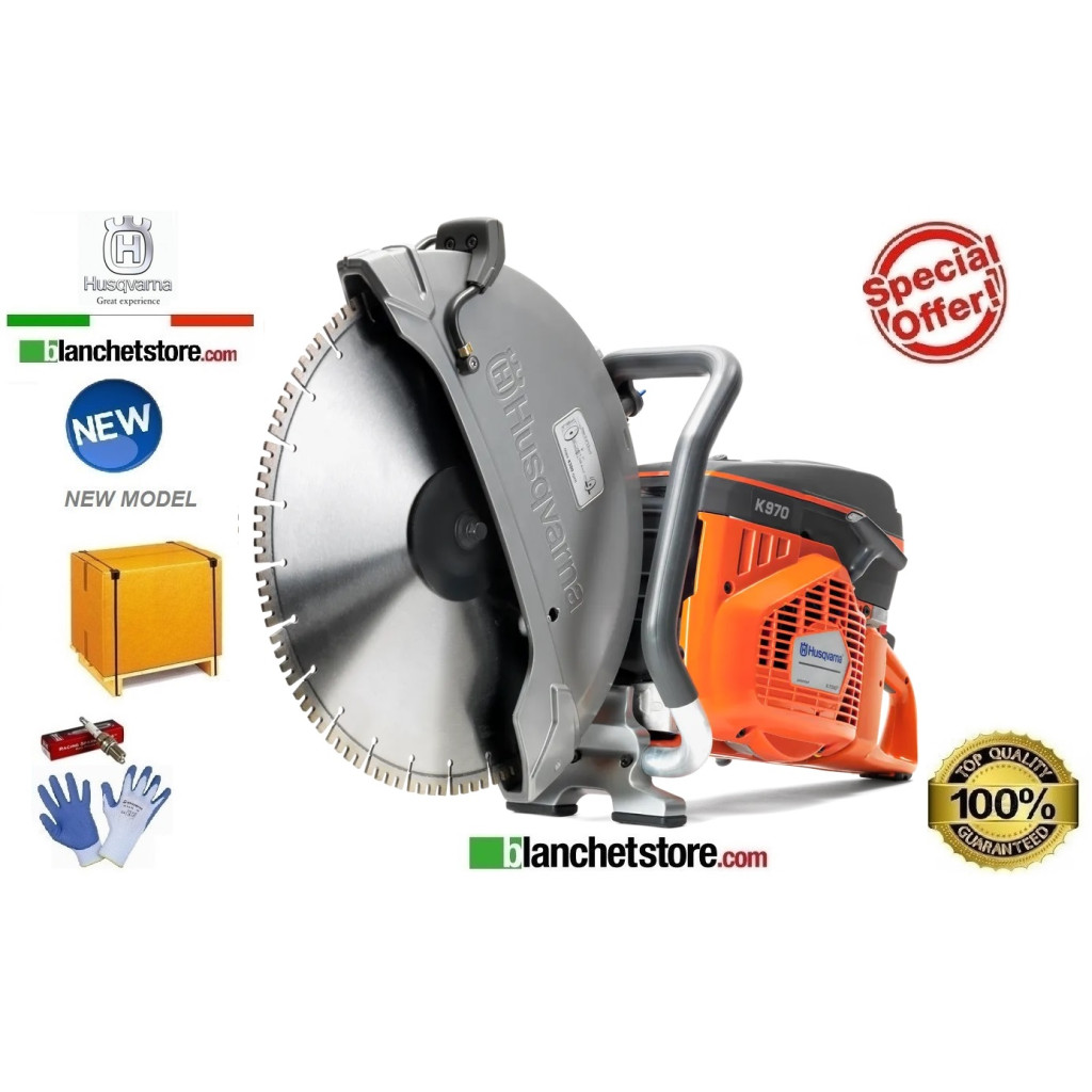 Mototroncatrice Husqvarna K970/16 Completa di 2 dischi D.400 967348101 Mototroncatrice Husqvarna K970/16 Completa di 2 dischi D.400 967348101