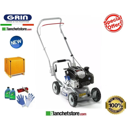TONDEUSE A GAZON GRIN HM37 SANS RAMASSAGE MOTEUR BRIGGE & STRATTON 6.75 EXi