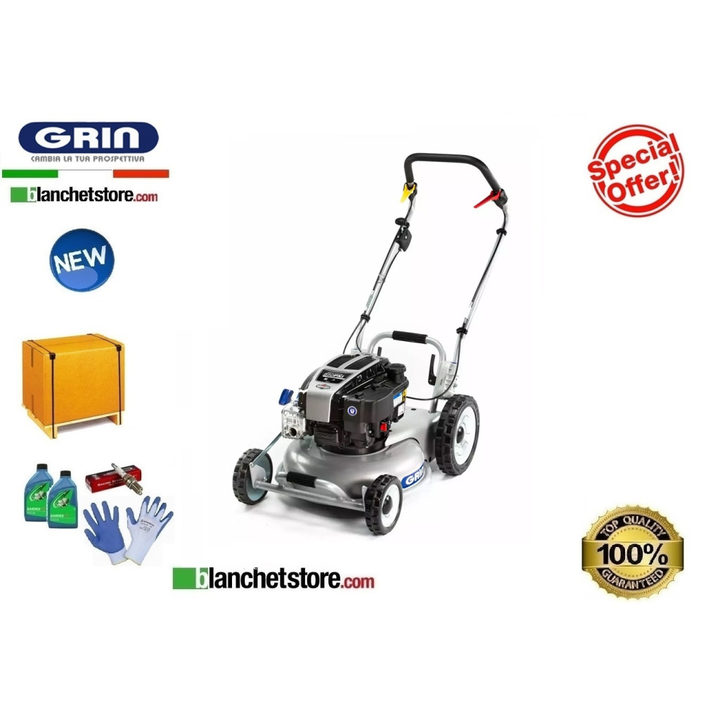 GRIN PM 46A PRO PRO-TOWED LAWN MOWER WITHOUT PROFESSIONAL PICK-UP ENGINE BRIGGE & STRATTON 8.50EXi GRIN PM 46A PRO PRO-TOWED LAWN MOWER WITHOUT PROFESSIONAL PICK-UP ENGINE BRIGGE & STRATTON 8.50EXi