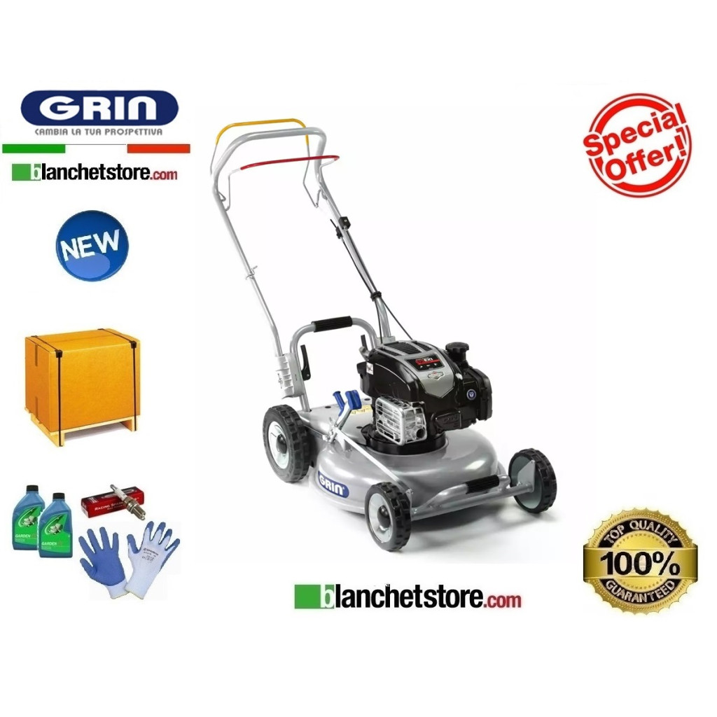 GRIN HM LAWN MOWER 53A TOWED WITHOUT PICK-UP ENGINE BRIGGE & STRATTON 6.75EXi GRIN HM LAWN MOWER 53A TOWED WITHOUT PICK-UP ENGINE BRIGGE & STRATTON 6.75EXi