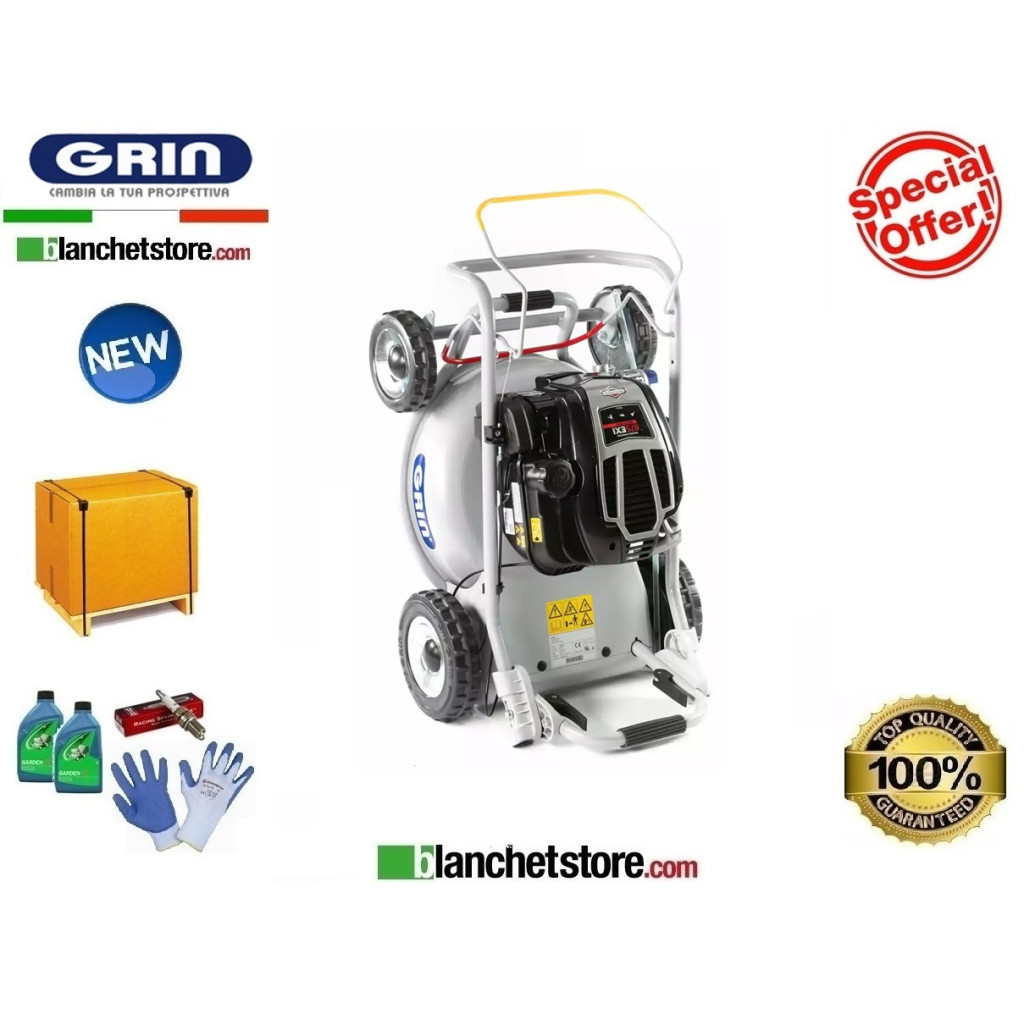 RASAERBA GRIN HM46A SEMOVENTE SENZA RACCOLTA MOTORE BRIGGE & STRATTON 6.75EXi RASAERBA GRIN HM46A SEMOVENTE SENZA RACCOLTA MOTORE BRIGGE & STRATTON 6.75EXi