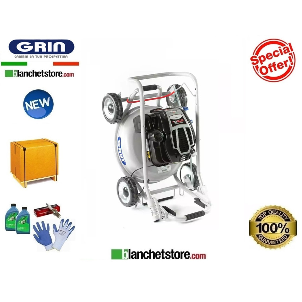 GRIN HM46 WALK-BEHIND LAWN MOWER WITHOUT COLLECTION ENGINE BRIGGE & STRATTON 6.75EXi GRIN HM46 WALK-BEHIND LAWN MOWER WITHOUT COLLECTION ENGINE BRIGGE & STRATTON 6.75EXi