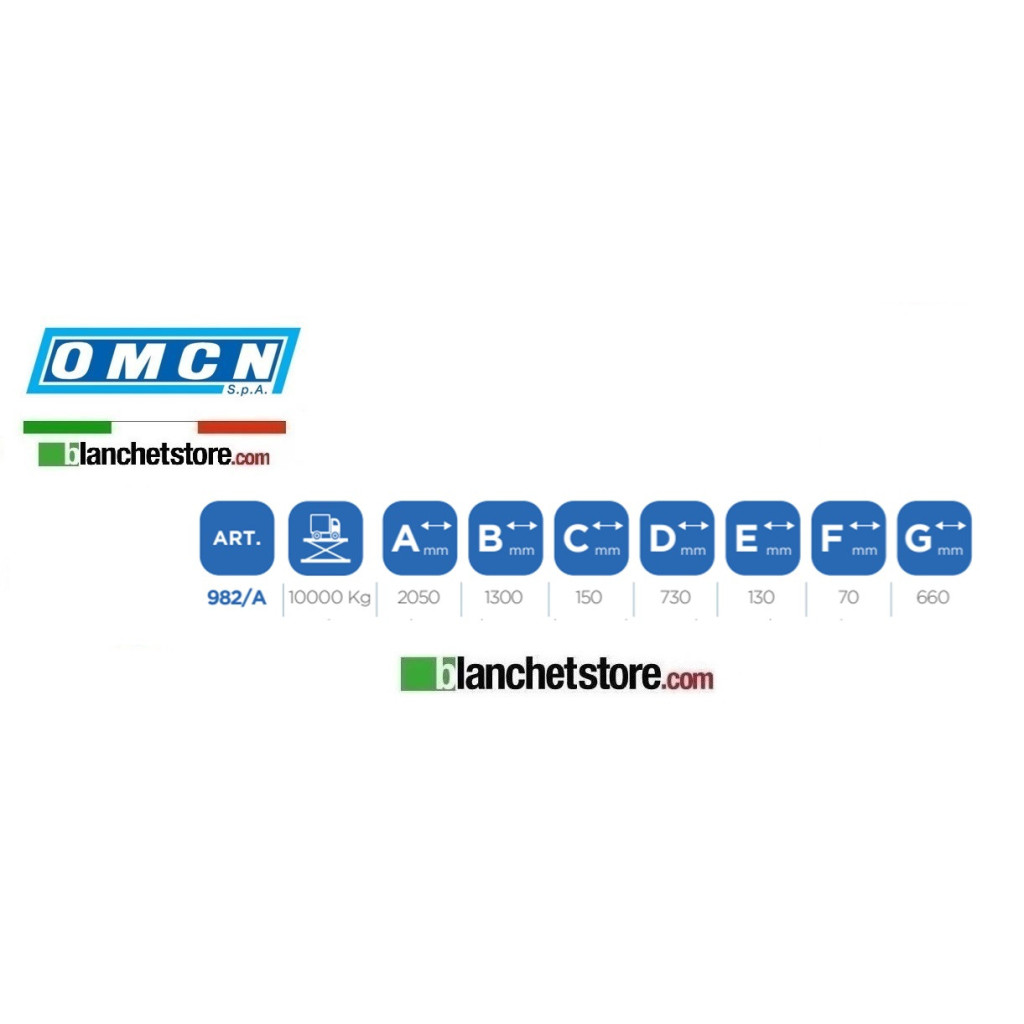 OMCN 982/A WORKSHOP COLUMN STAND CAPACITY 10000KG OMCN 982/A WORKSHOP COLUMN STAND CAPACITY 10000KG