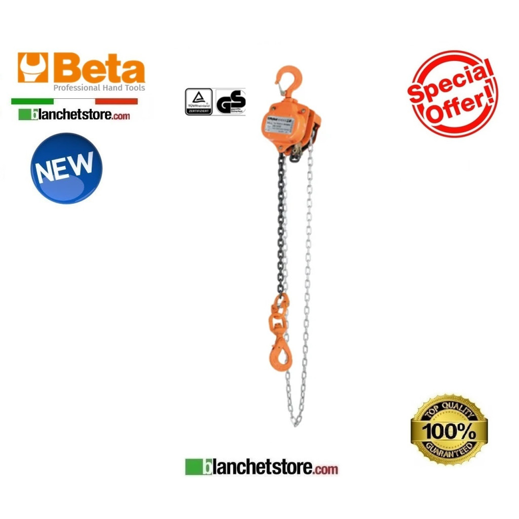 BETA 8143SL SELF-LOCKING 1T CHAIN ​​HOIST CAPACITY 1 TON 081430310