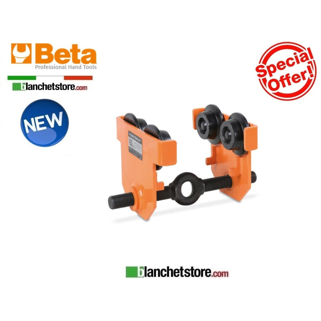 CHARIOT DE TRANSFERT BETA 8147S À POUSSER POUR PALAN CAPACITÉ 2 TON 081470020